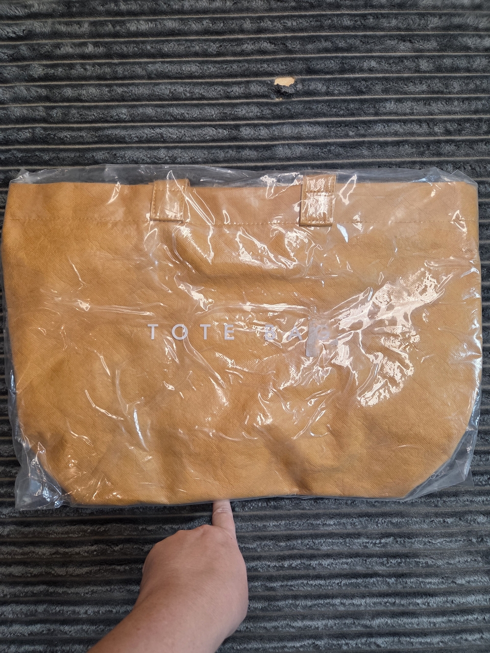 Tan Tote Bag